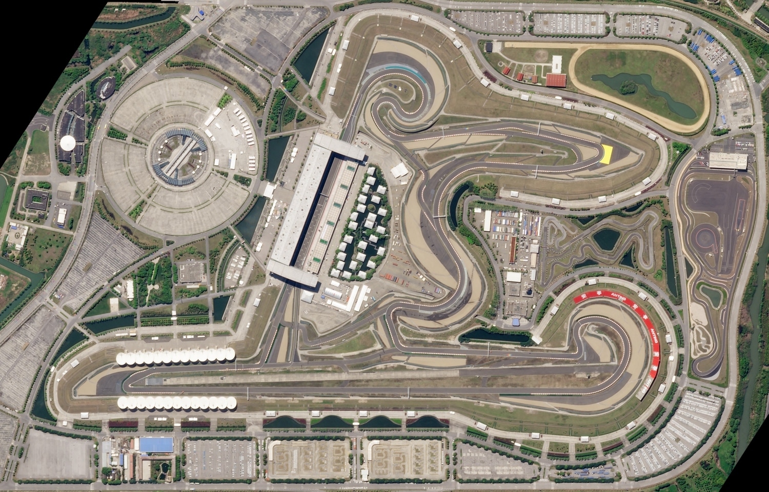 Top View of China Track