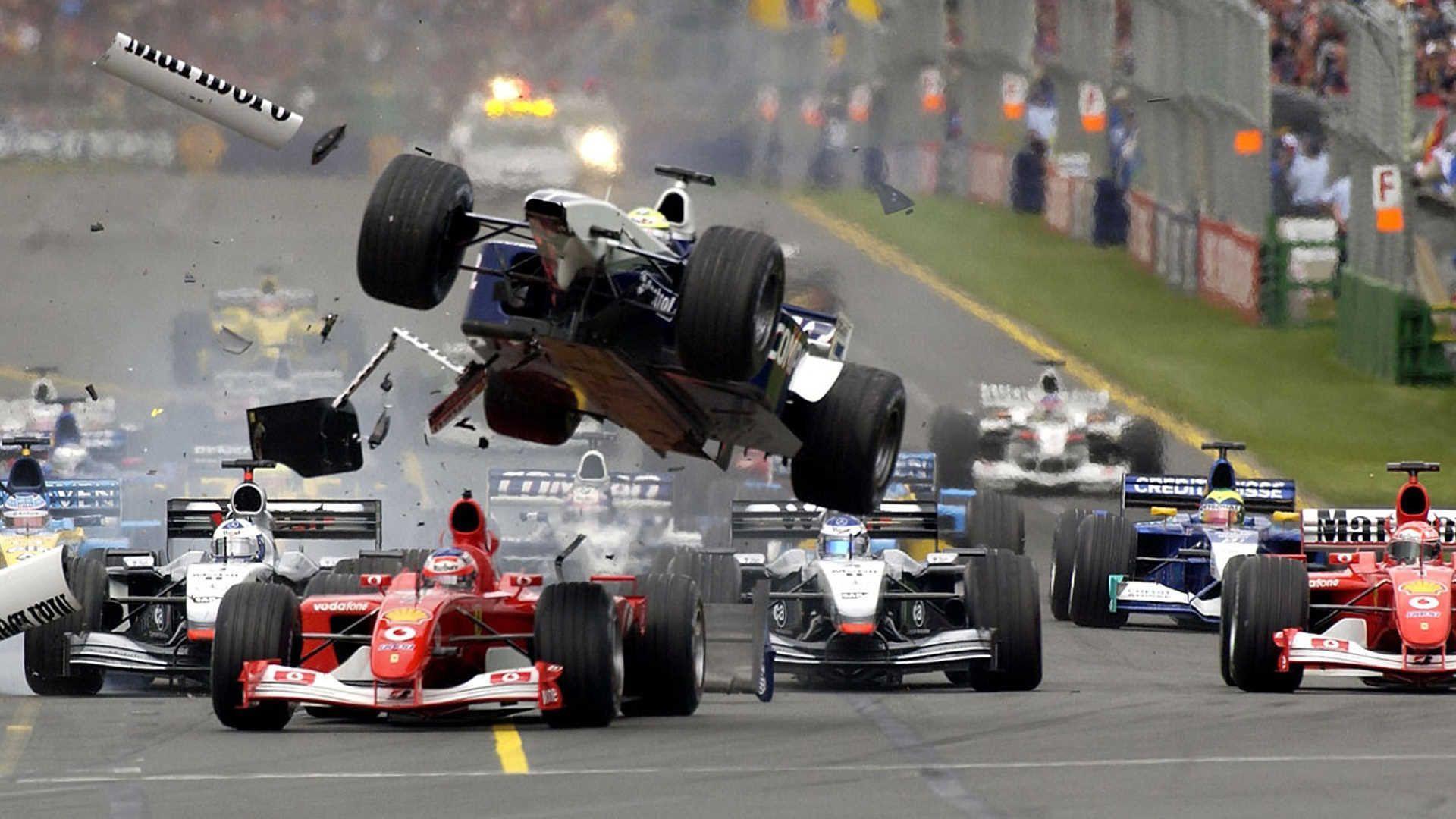 Australian Grand Prix crash